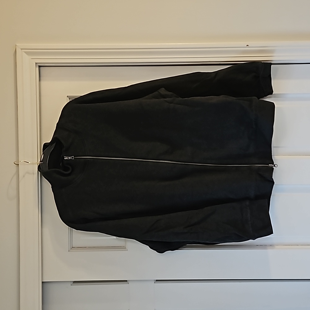 Banana Republic cotton full zip lined sweater. Like new.